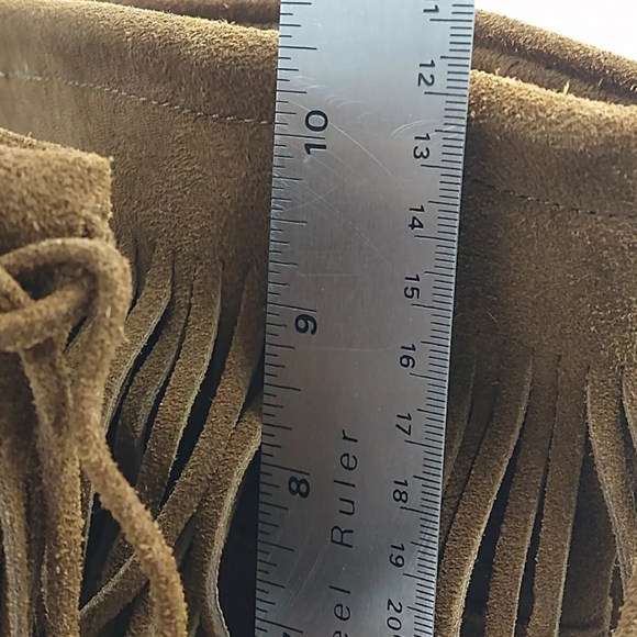 Minnetonka moccasins Double Fringe Ankle Booties, size 10 "SOLD" - Picture 11 of 11